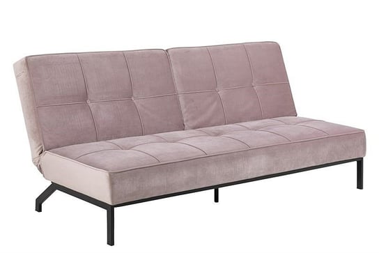 Welurowa sofa EDINOS Dalima, różowa, 87x95x198 cm Elior