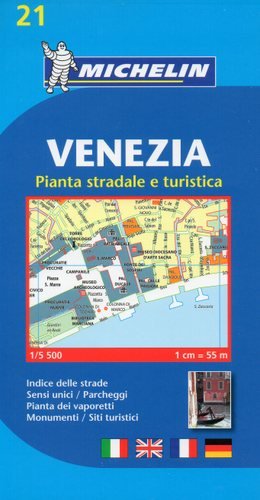 Wenecja. Mapa 1: 5 500 Michelin Travel Publications
