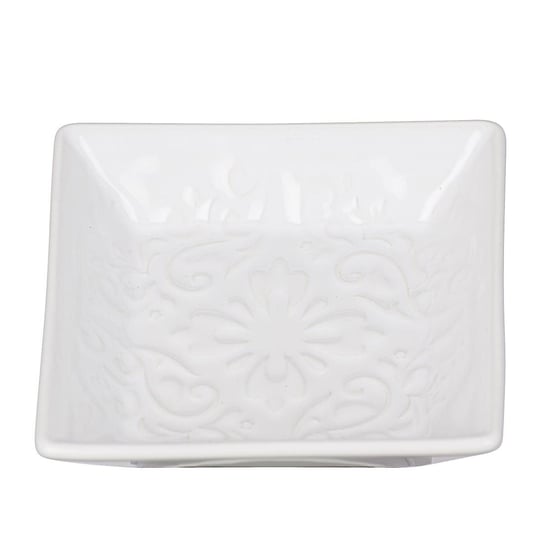 Wenko, Mydelniczka ceramiczna Cordoba, biała, 10,5x2,5x10,5 cm Wenko