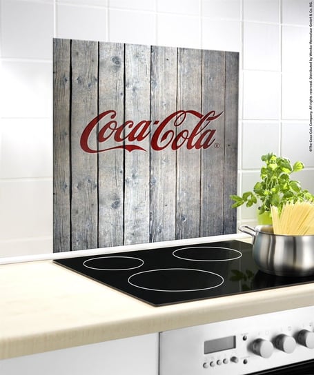 WENKO, Płyta ścienna Coca-Cola, szara, 60x70 cm Wenko