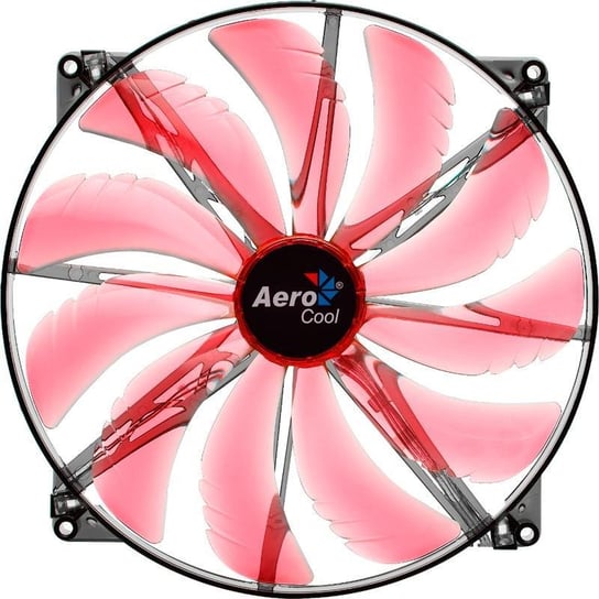 Wentylator AEROCOOL MASTER RED LED - 200x200x20mm Aerocool