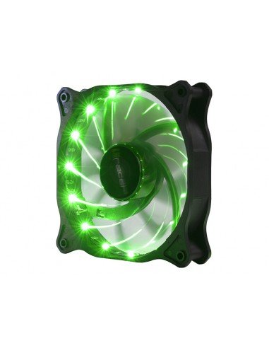 Wentylator LED 12cm Green Tracer