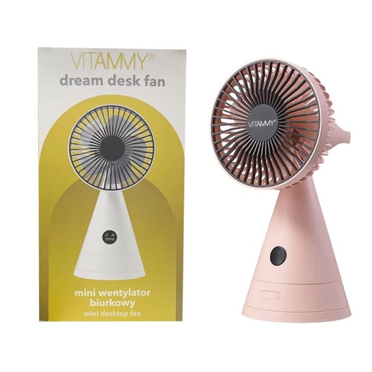 Wentylator przenośny VITAMMY Dream Desk Fan różowy Vitammy