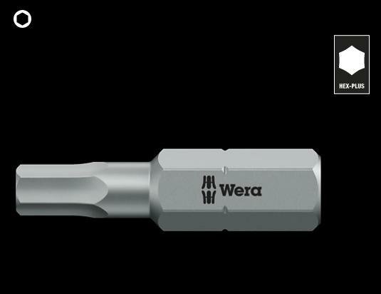 WERA KOŃCÓWKA HEX 4 x 25mm /10szt WERA