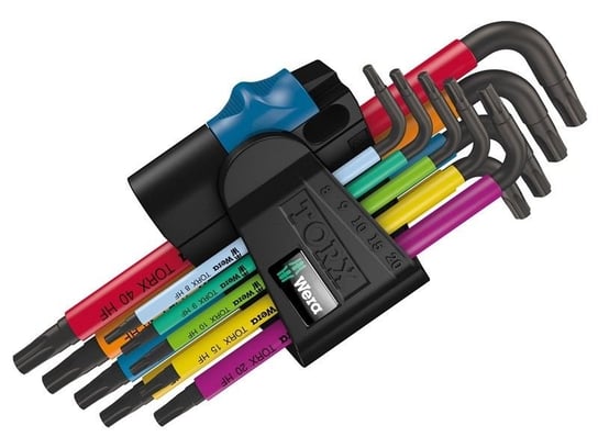 Wera Multicolour Zestaw Komplet Kluczy Trzpieniowych TORX HF WERA