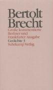 Werke. Große kommentierte Berliner und Frankfurter Ausgabe. Brecht Bertolt