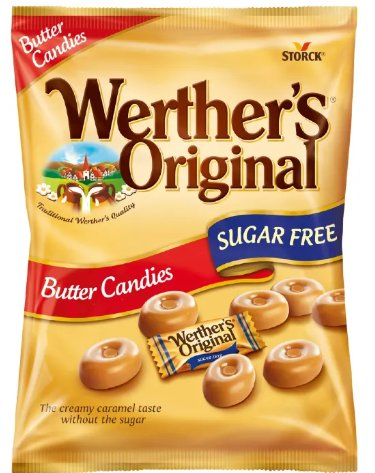 Werther`s Original Sugar Free Sweets 80g Inna marka