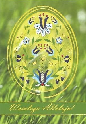 Wesołego Alleluja - kaszubska kartka Wielkanocna Inna marka