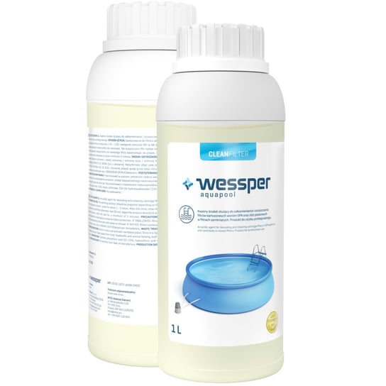 Wessper Cleanfilter Płynny Środek Czyszczący Filtry 1L Wessper
