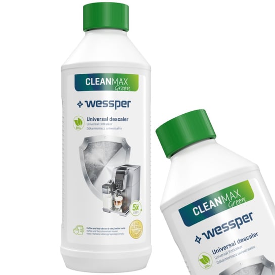 Wessper Cleanmax Green Odkamieniacz Do Ekspresu, Czajnika, Żelazka 500Ml Wessper