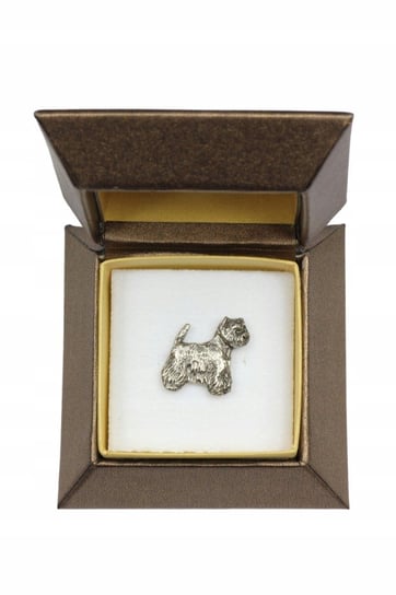 West Highland White Terrier pin w pudełku broszka Inna marka