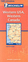 Western USA, Western Canada (Michelin Regional Maps) Opracowanie zbiorowe