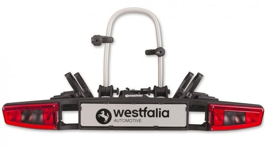 Westfalia BC60 LED bagażnik rowerowy na hak na 2 rowery z wiązką 13 pin Westfalia