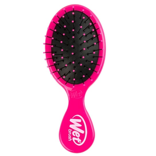 Wet Brush Mini Detangler pink poręczna mała szczotka do rozczesywania włosów czarna Wet Brush