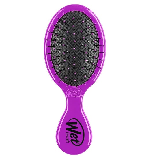 Wet Brush Mini Detangler purple poręczna mała szczotka do rozczesywania włosów czarna Wet Brush