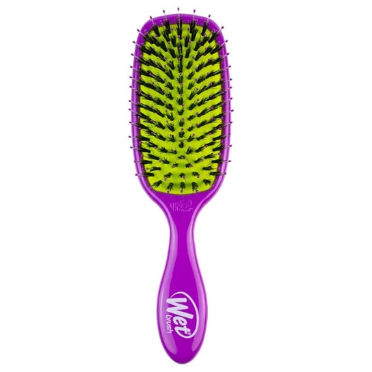 Wet Brush Shine Enhancer fioletowa nowoczesna szczotka do rozczesywania włosów z włosiem dzika, dodaje blasku i wygładza Wet Brush