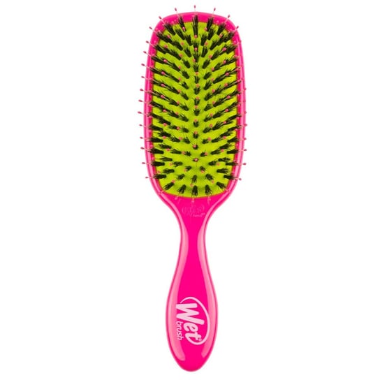 Wet Brush Shine Enhancer różowa nowoczesna szczotka do rozczesywania włosów z włosiem dzika, dodaje blasku i wygładza Wet Brush