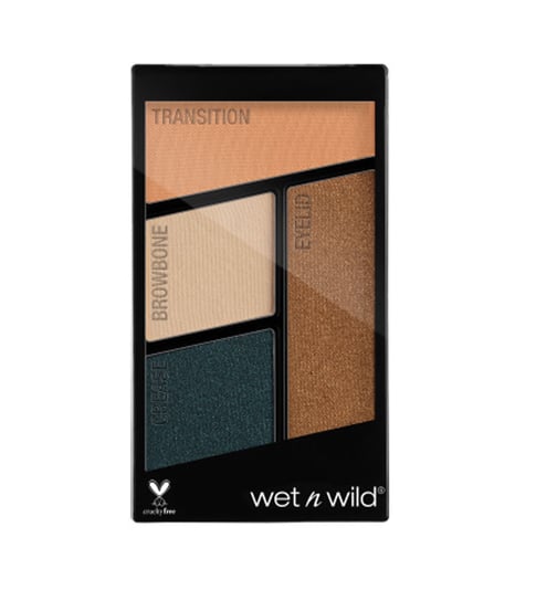 Wet n Wild, Color Icon Eyeshadow Quad, paletka czterech cieni do powiek Hooked On Vinyl, 4,5 g Wet n Wild