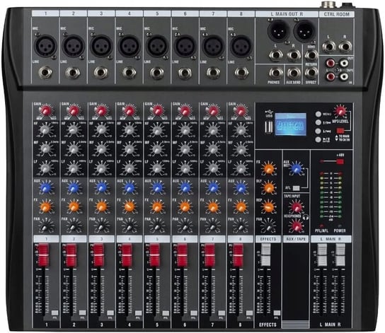 WEYMIC CK-80 Profesjonalna Konsola Miksująca 8-kanałowa 48V Bluetooth USB Inny producent