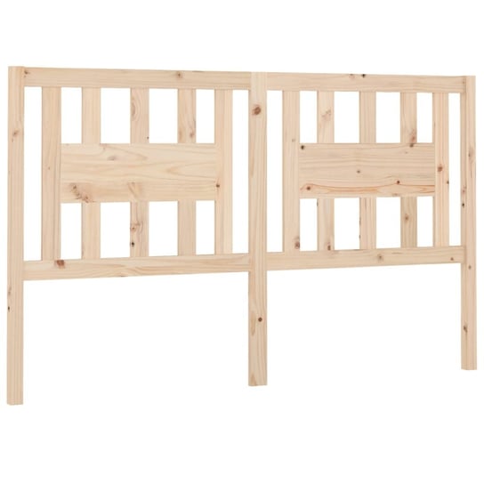 Wezgłowie łóżka drewniane, 166x4x100 cm, sosnowe Inna marka