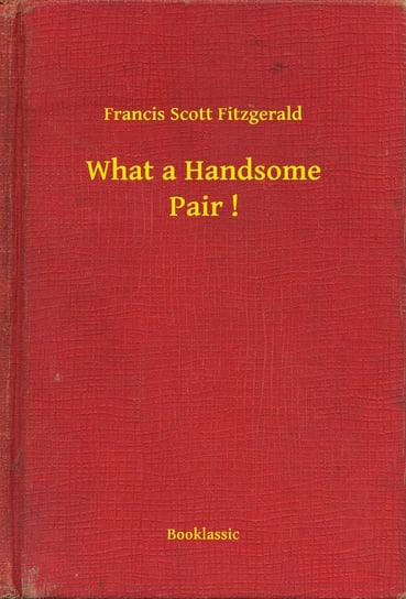 What a Handsome Pair ! Fitzgerald Scott F.
