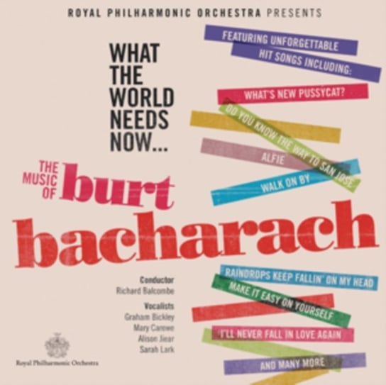 What He World Needs Now...The Music Of Burt Bacharach Various Artists