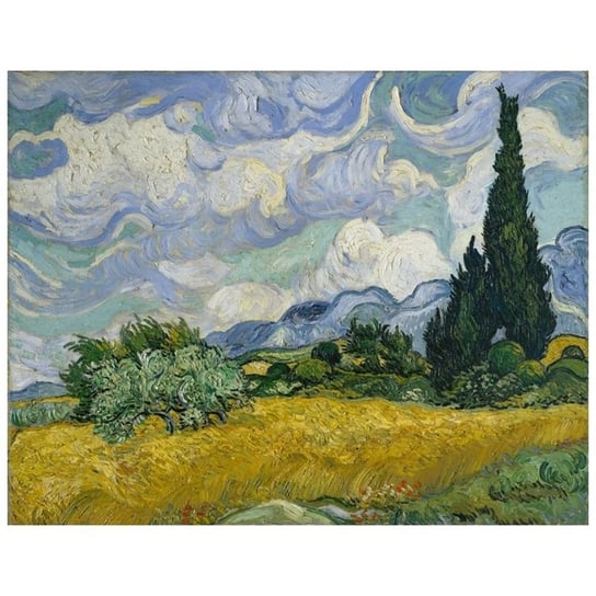 Wheat Field With Cypresses - Van Gogh 60x80 Legendarte