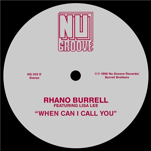 When Can I Call You Rhano Burrell feat. Lisa Lee