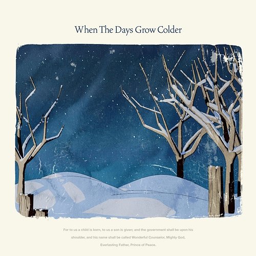 When The Days Grow Colder - EP CCV Music