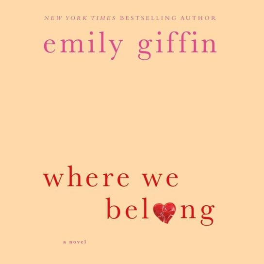 Where We Belong - audiobook Giffin Emily