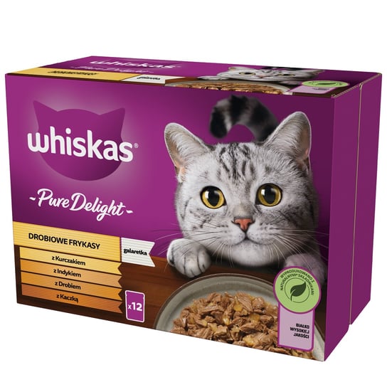 Whiskas Mokra karma dla kota mix smaków w galaretce Saszetki 12x85 g Whiskas