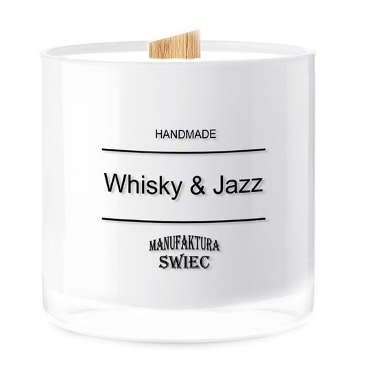 Whisky & Jazz. Świeca Zapachowa Sojowa Manufaktura Świec