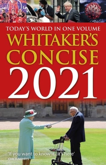 Whitakers Concise 2021. Todays World In One Volume Opracowanie zbiorowe