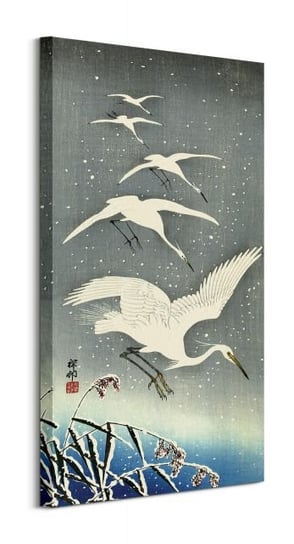 White Birds in Snow - obraz na płótnie Art Group