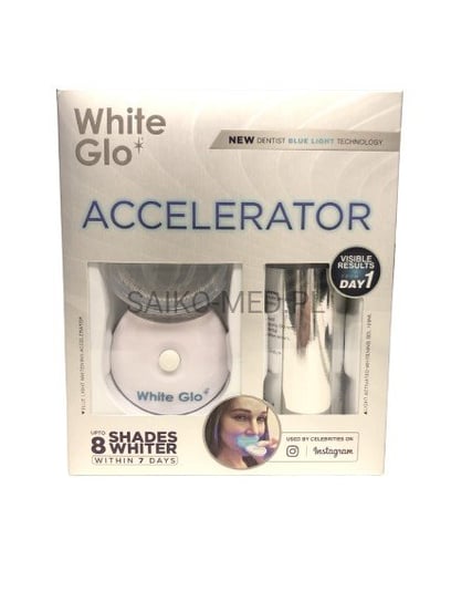 White Glo White Accelerator/ Dentist blue light Technology White Glo