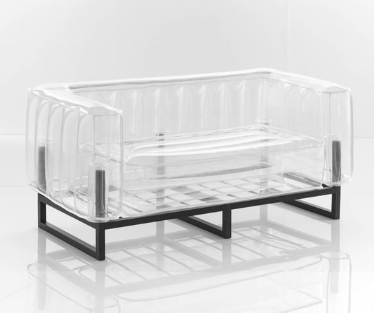 White Yomi Style Sofa Eko With Aluminum Frame MOJOW