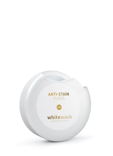 Whitewash, Nano Anti-Stain, wybielająca nić dentystyczna z kompleksem Whitening, 25 m Whitewash