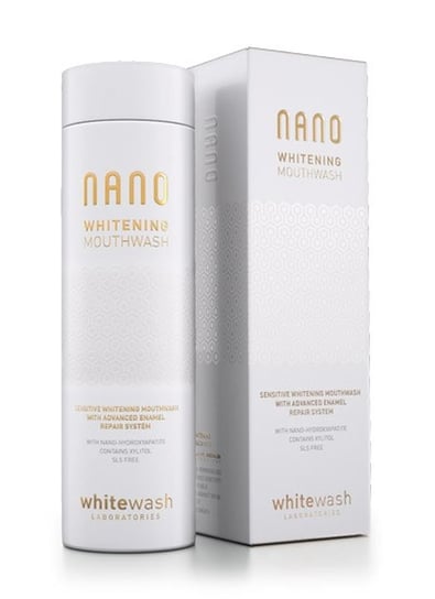 WhiteWash, NANO, wybielający płyn z formułą regenerującą szkliwo zębów, 300 ml Whitewash