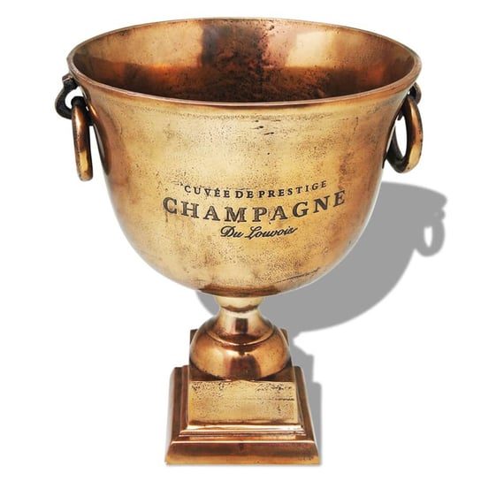 Wiaderko do szampana miedziane, 30x37 cm, brązowe Zakito