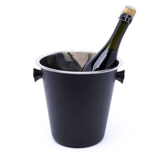 Wiaderko do szampana TADAR, czarne, 4,5 l, 20x23 cm Tadar