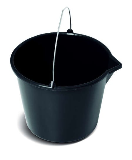 Wiadro bucket Z LEJKIEM 12L czarne Prosperplast PROSPERPLAST