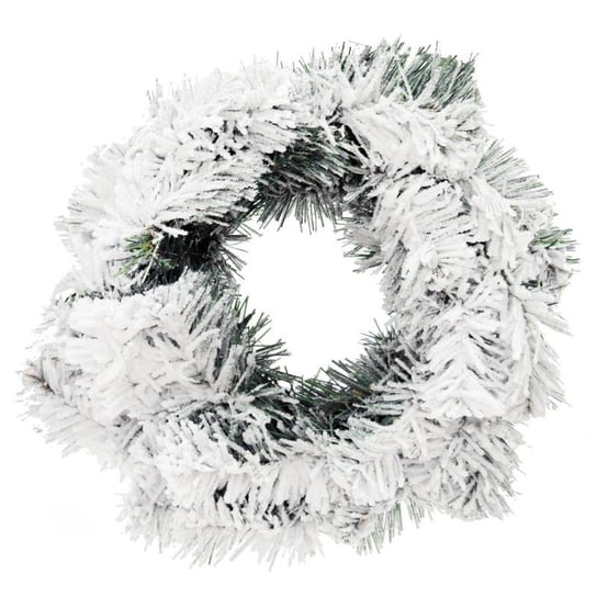 Wianek śnieżony, biało-zielony, 32x32x10 cm Pigmejka