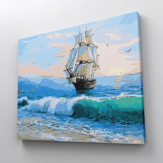 Wiatr w żagle - Malowanie po numerach 50x40 cm ArtOnly
