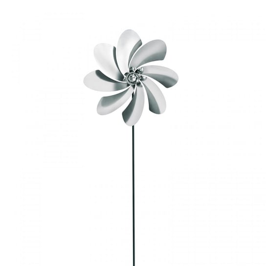 Wiatraczek kwiat BLOMUS Viento, srebrny, 20x73,5 cm Blomus