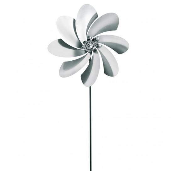 Wiatraczek kwiat BLOMUS Viento, srebrny, 30x133,5 cm Blomus