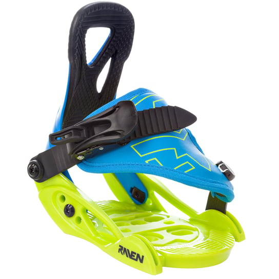 Wiązania snowboardowe RAVEN s160 Junior Blue/Lime XS Raven