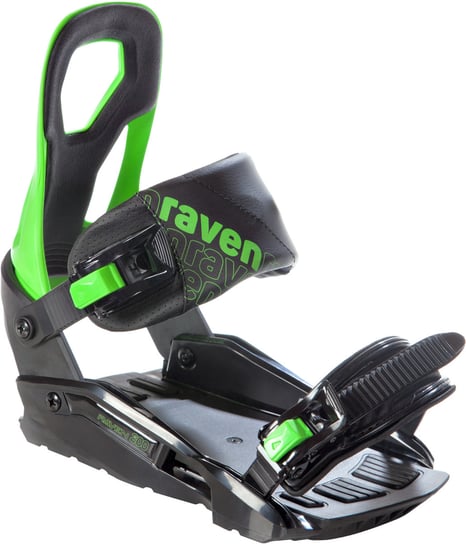 Wiązania snowboardowe Raven S220 Green XL Raven