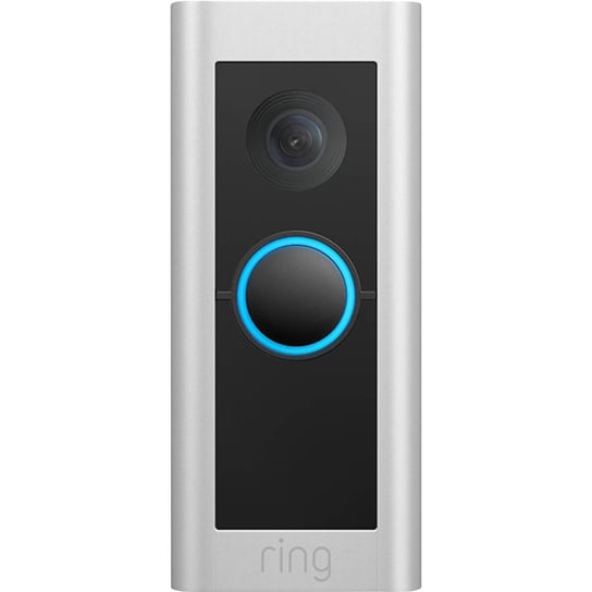 Wideodzwonek Ring Video Doorbell Pro 2 (2021), kablowy, Satin Nickel Ring