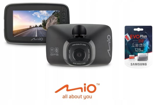 Wideorejestrator MIO MiVue 818 GPS, Wifi, BLUETOOTH + 128GB MIO
