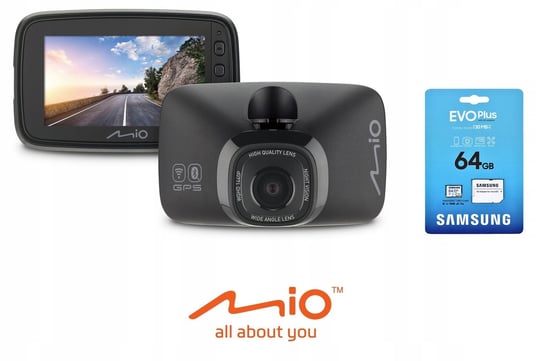 Wideorejestrator MIO MiVue 818 GPS, Wifi, BLUETOOTH + 64GB MIO